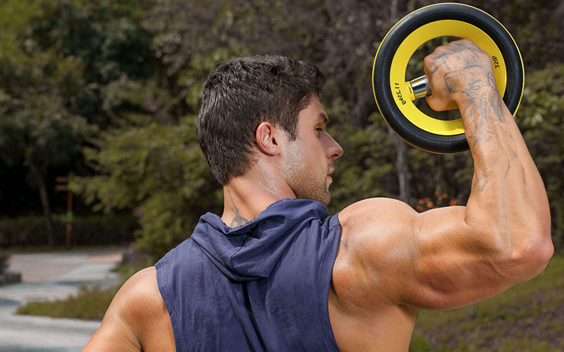 Mancuernas circulares de fitness